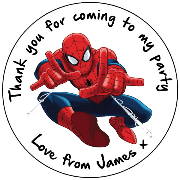 Personalised Stickers - Spiderman - Image 2