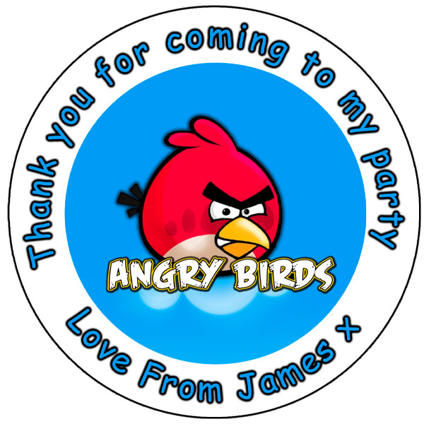 Personalised Stickers - Angry Birds - Image 2