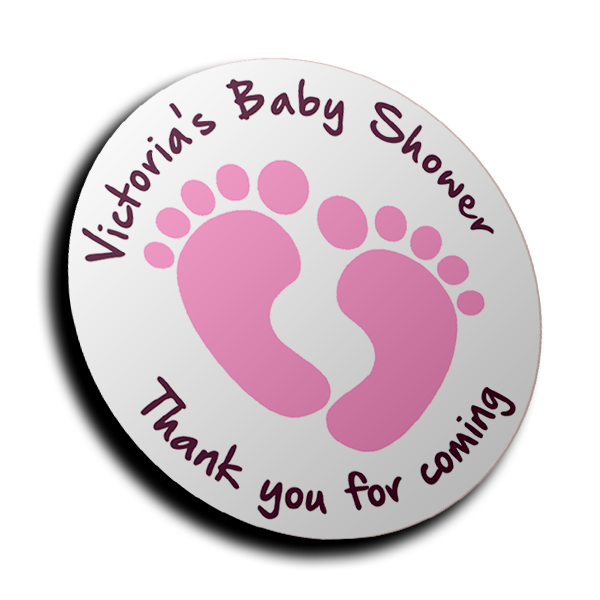 Personalised Stickers - Baby Feet