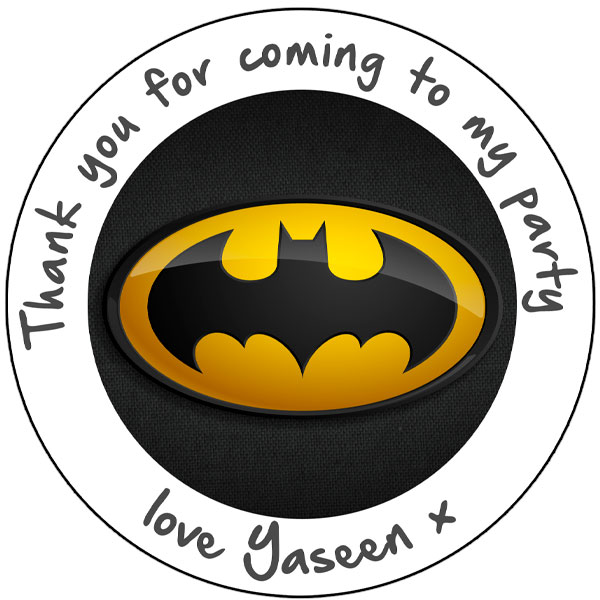 Personalised Stickers - Batman - Image 2
