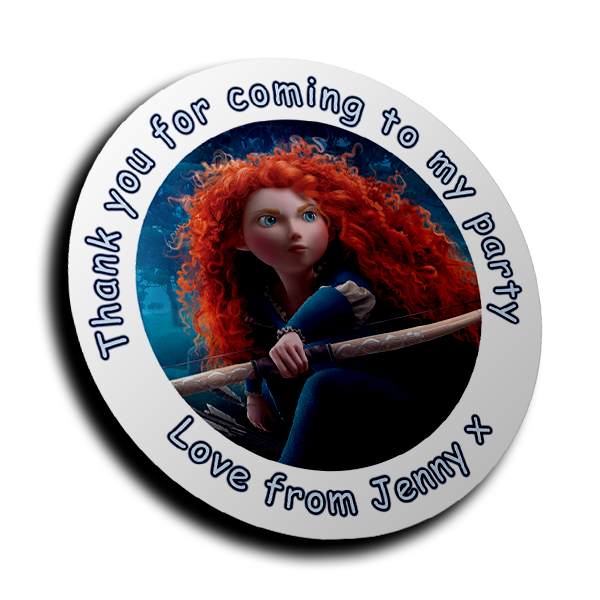 Personalised Stickers - Brave
