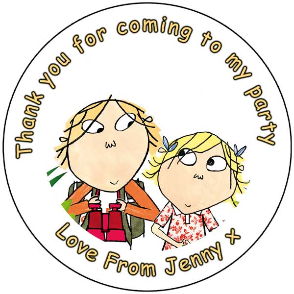 Personalised Stickers - Charlie and Lola - Image 2