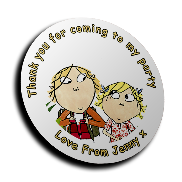 Personalised Stickers - Charlie and Lola