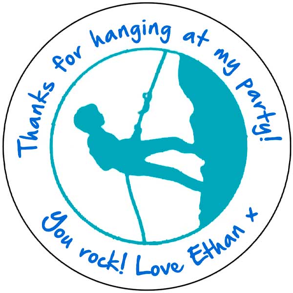 Personalised Stickers - Climbing 2 - Image 2