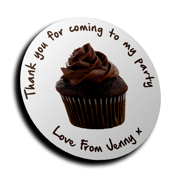 Personalised Stickers - Cup Cake