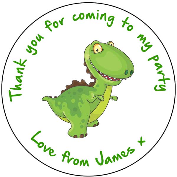 Personalised Stickers - Dinosaur - Image 2