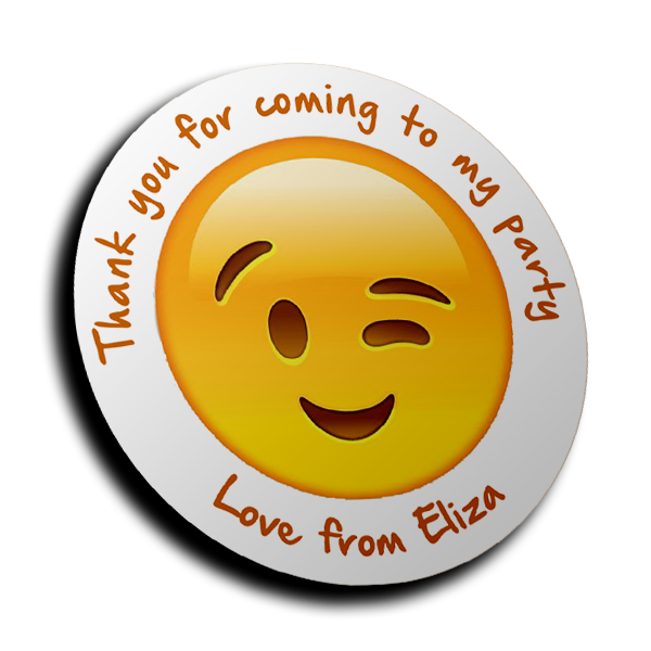 Personalised Stickers - Emoji Wink