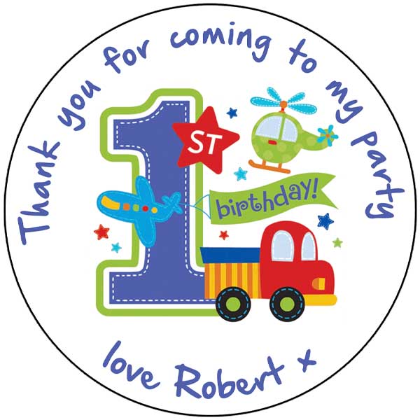 Personalised Stickers - First Birthday - Image 2