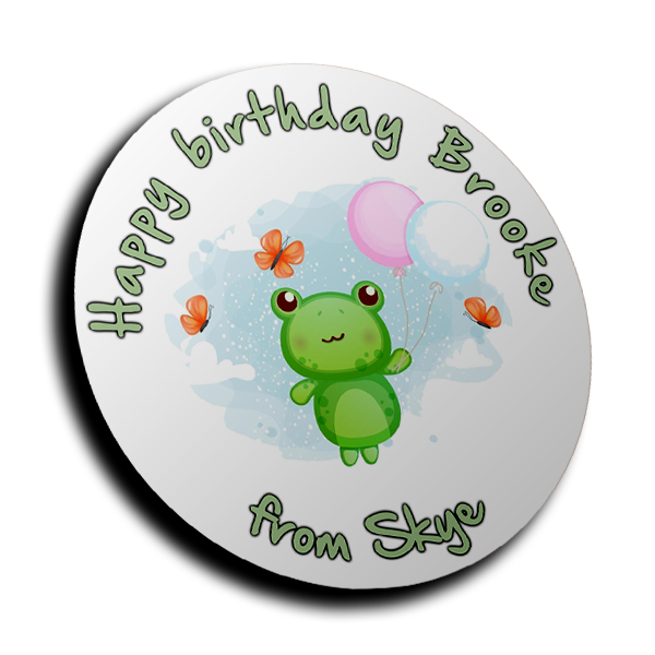 Personalised Stickers - Frog 1