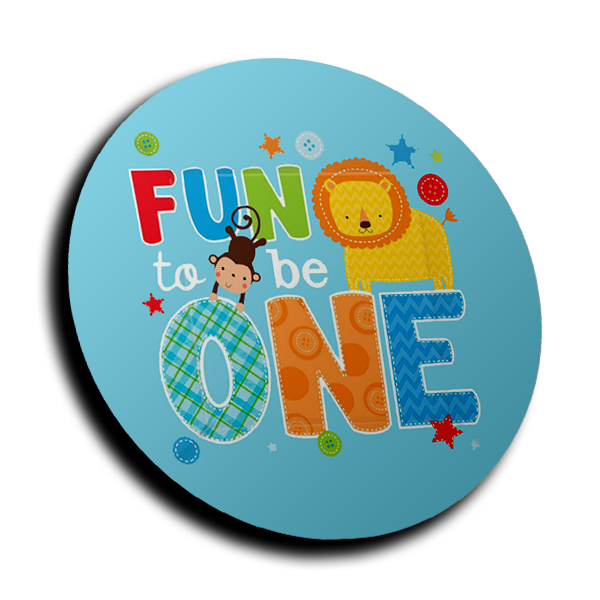 Personalised Stickers - Fun to be One 2