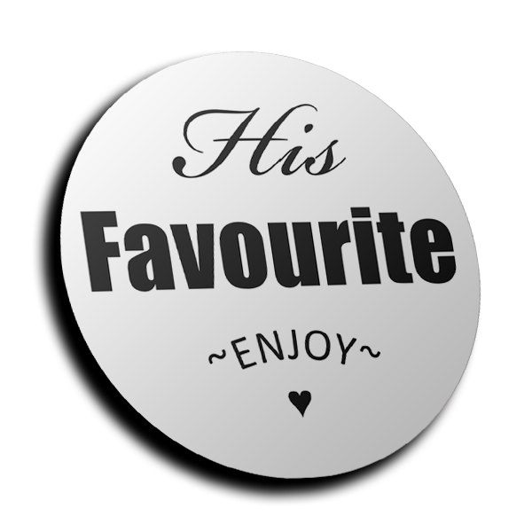 Personalised Stickers - His Favourite