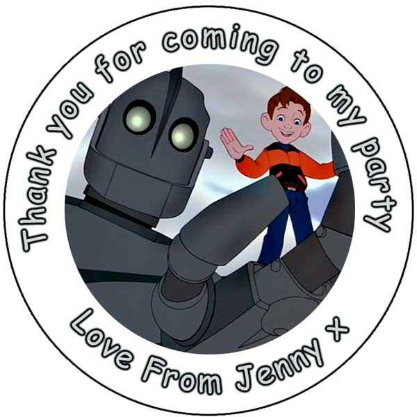 Personalised Stickers - Iron Robot - Image 2