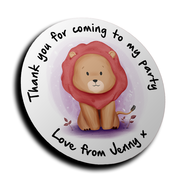 Personalised Stickers - Lion