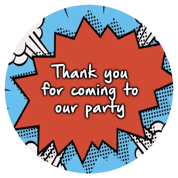 Personalised Stickers - Comic Book - Image 2