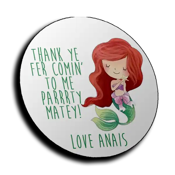 Personalised Stickers - Mermaid
