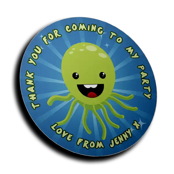 Personalised Stickers - Octopus