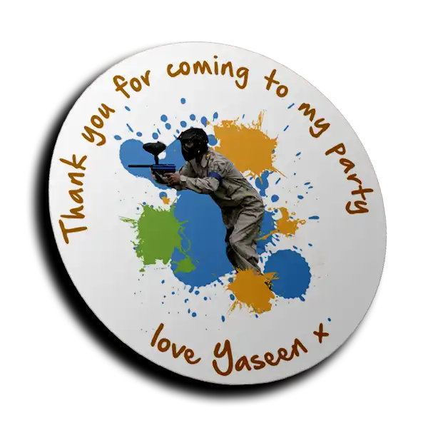 Personalised Stickers - Paintball