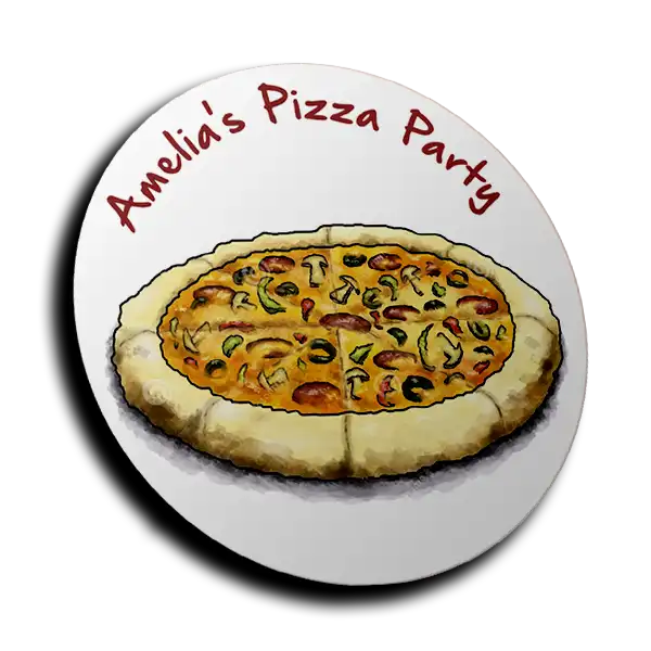 Personalised Stickers - Pizza